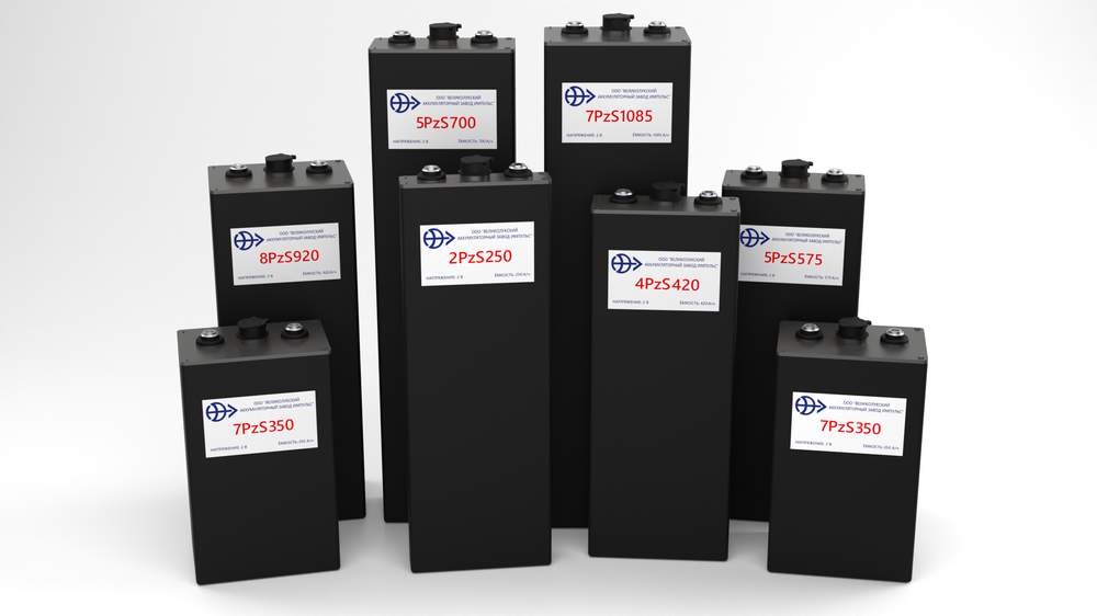 Тяговые аккумуляторные батареи PzS (жидкие) и PzV (Gel) Российского производства